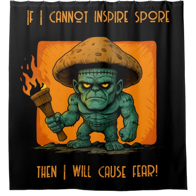 Torch & Temper-Pilz-Bestie Duschvorhang (Vorderseite)