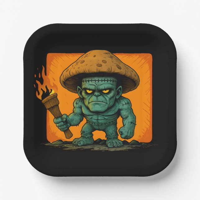 Torch & Temper-Pilz-Bestie Pappteller (Vorderseite)