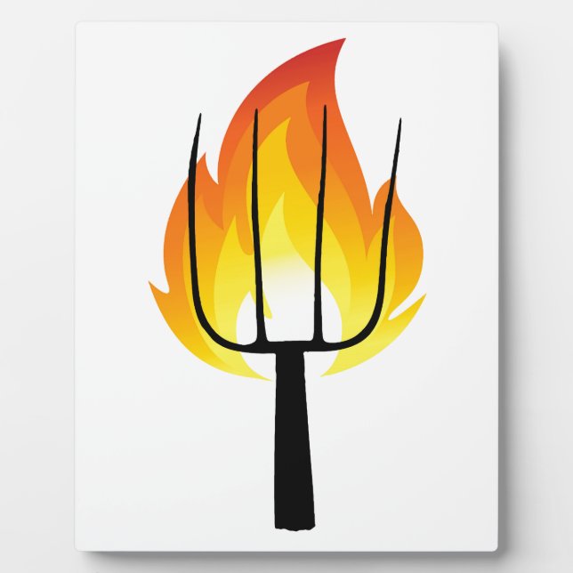 Torch und Pitchfork Fotoplatte (Vorderseite)