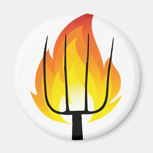 Torch und Pitchfork Magnet (Vorne)