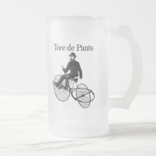 Tore de Pants mattierte Bier-Tasse Mattglas Bierglas