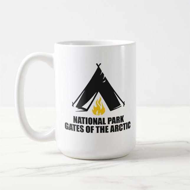 Tore der Arktis - Alaska Kaffeetasse (Links)
