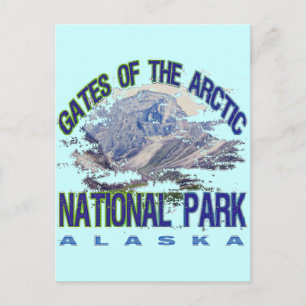 Tore des Arktischen Nationalparks, Alaska Postkarte
