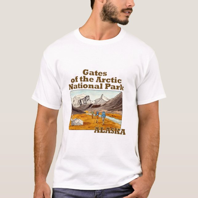 Tore des Arktischen Nationalparks, Alaska T-Shirt (Vorderseite)