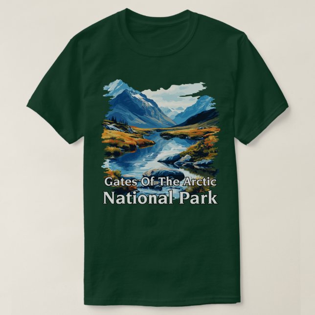 Tore des Arktischen Nationalparks Alaska TShirt 3 (Design vorne)