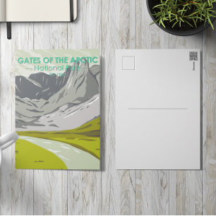 Tore des Arktischen Nationalparks Alaska Vintag Postkarte