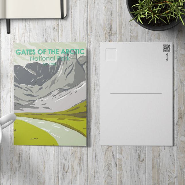 Tore des Arktischen Nationalparks Alaska Vintag Postkarte (Von Creator hochgeladen)