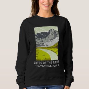 Tore des Arktischen Nationalparks Camping Wandern Sweatshirt