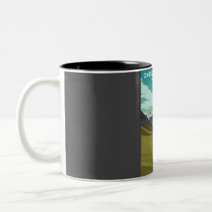 Tore des Arktischen Nationalparks Reiseplakat Zweifarbige Tasse