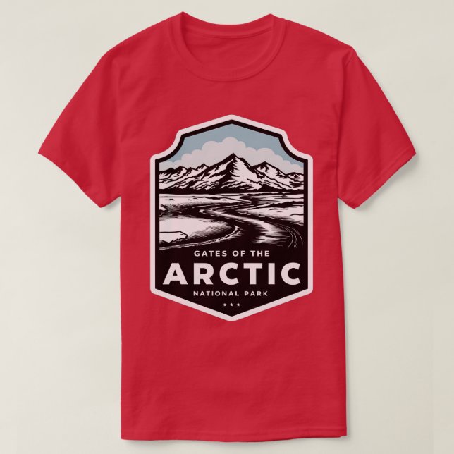 Tore des Arktischen Nationalparks TShirt 1 (Design vorne)