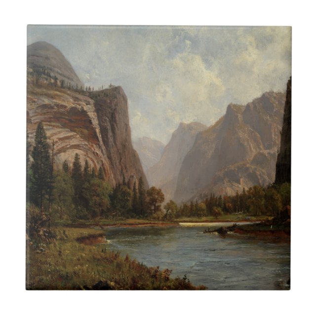 Tore des Yosemite - Albert Bierstadt Fliese (Vorderseite)