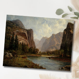 Tore des Yosemite - Albert Bierstadt Postkarte