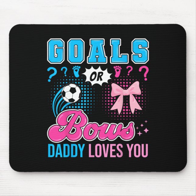 Tore oder Schleifen Daddy liebt dich Geschlecht en Mousepad (Vorne)