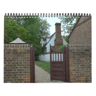 Tore und Zäune des USA-Kalenders Kalender