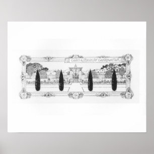 Tore und Zäune für Garten und Park, von "The Ar Poster