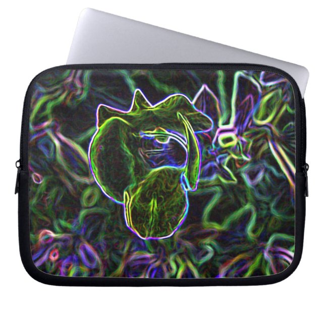 Torenia Edited Laptopschutzhülle (Vorderseite)