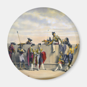 Toreros, die zwischen den Stierkämpfen ruhen Magnet