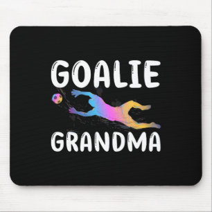 Torfußball-Oma eines Fußballtorwarts Großmutter Mousepad