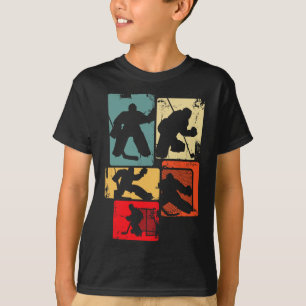 Torhüter für Jungen im Eishockey T-Shirt