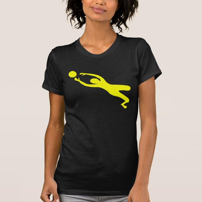 Torhüter - Gelb T-Shirt (Vorderseite)