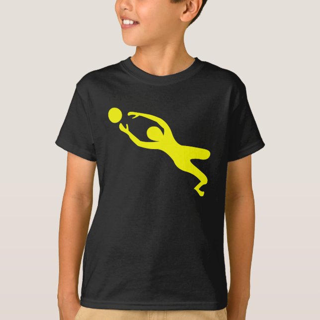 Torhüter - Gelb T-Shirt (Vorderseite)