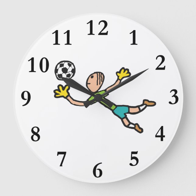Torhüter Große Wanduhr (Vorderseite)
