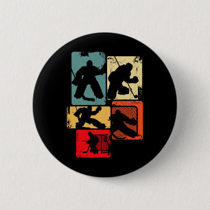 Torhüter im Eishockey für Jungen Button