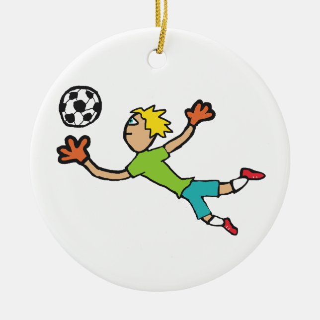 Torhüter Keramik Ornament (Vorne)