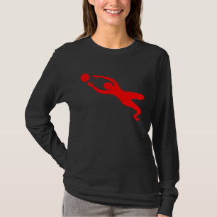 Torhüter - rot T-Shirt