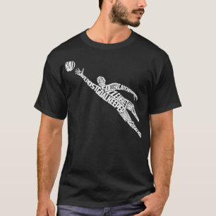 Torhüter-Typografie mit Torhüter T-Shirt