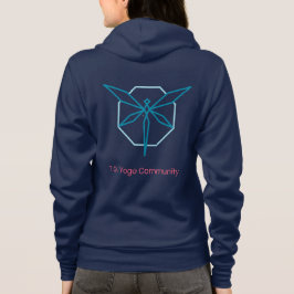 Tori G. Yoga Dragonfly Community Reißverschluss-Ho Hoodie