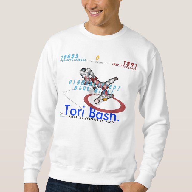 toribash-1, Torus-heftiger Schlag Sweatshirt (Vorderseite)