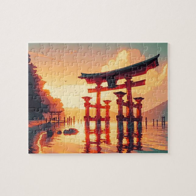 Torii des aufgehenden Lichts Puzzle (Horizontal)