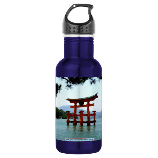 Torii gate, Itsukushima Shrine, Japan Edelstahlflasche
