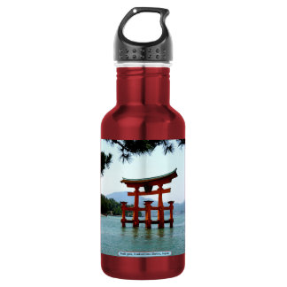Torii gate, Itsukushima Shrine, Japan Edelstahlflasche