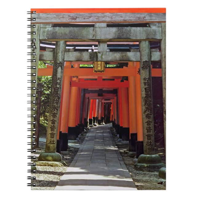 Torii Gates - Kyoto, Japan, Asien Notizblock (Vorderseite)