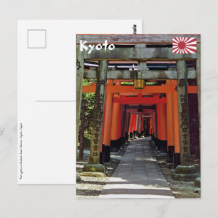 Torii Gates - Kyoto, Japan, Asien Postkarte