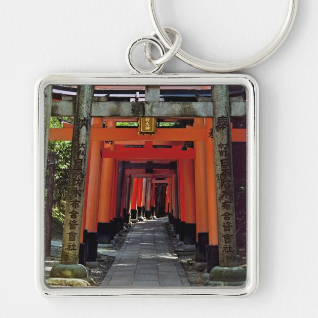 Torii Gates - Kyoto, Japan, Asien Schlüsselanhänger (Vorne)