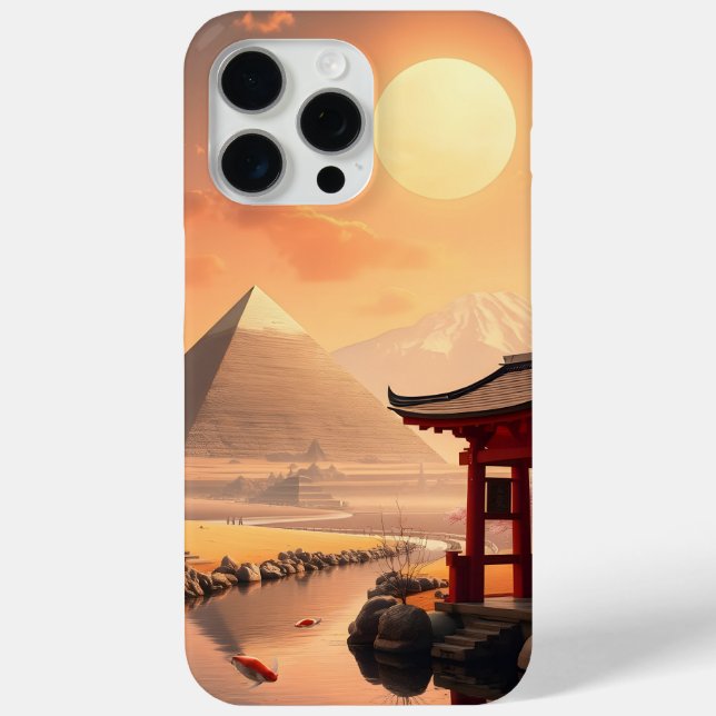 Torii Gates und Pyramids Case-Mate iPhone Hülle (Rückseite)