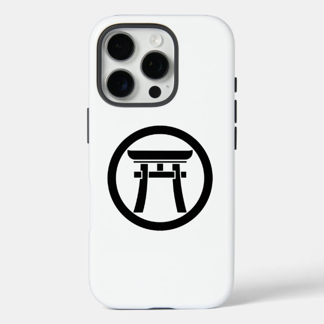 Torii im Kreis Case-Mate iPhone Hülle (Rückseite)