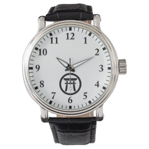 Torii in einem Kreis Armbanduhr