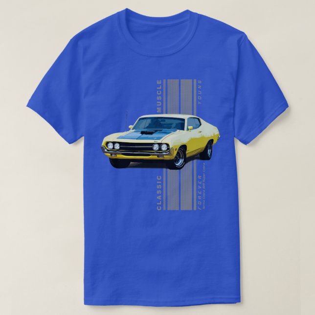 Torino 429 Super Cobra Classic American Muscle s V T-Shirt (Design vorne)