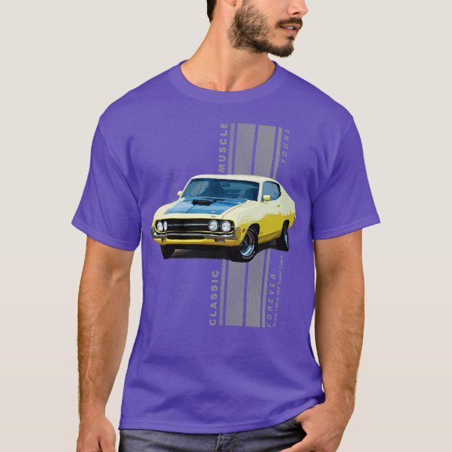 Torino 429 Super Cobra Classic American Muscle s V T-Shirt (Vorderseite)