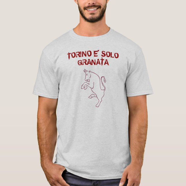Torino allein granata Shirt (Vorderseite)