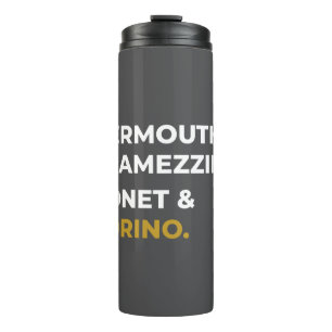 Torino Food Icons - Wermut, Tramezzino, Bônet Thermosbecher
