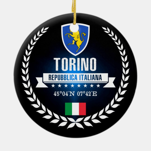 Torino Keramik Ornament (Hinten)