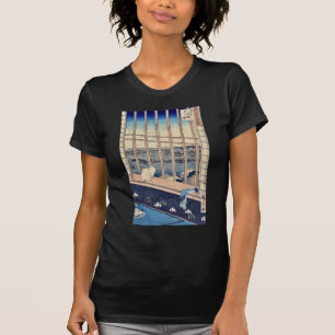 Torinomachi Festival durch Ando, Hiroshige T-Shirt