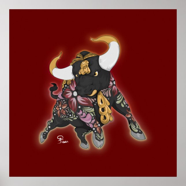 Torito De Pucará Poster (Vorne)