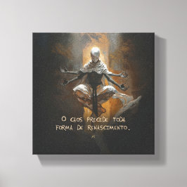 Tormenta (com frase) leinwanddruck