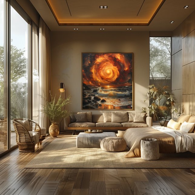 Tormenta Cósmica: Arte Surrealista e Impresionista Poster (Von Creator hochgeladen)